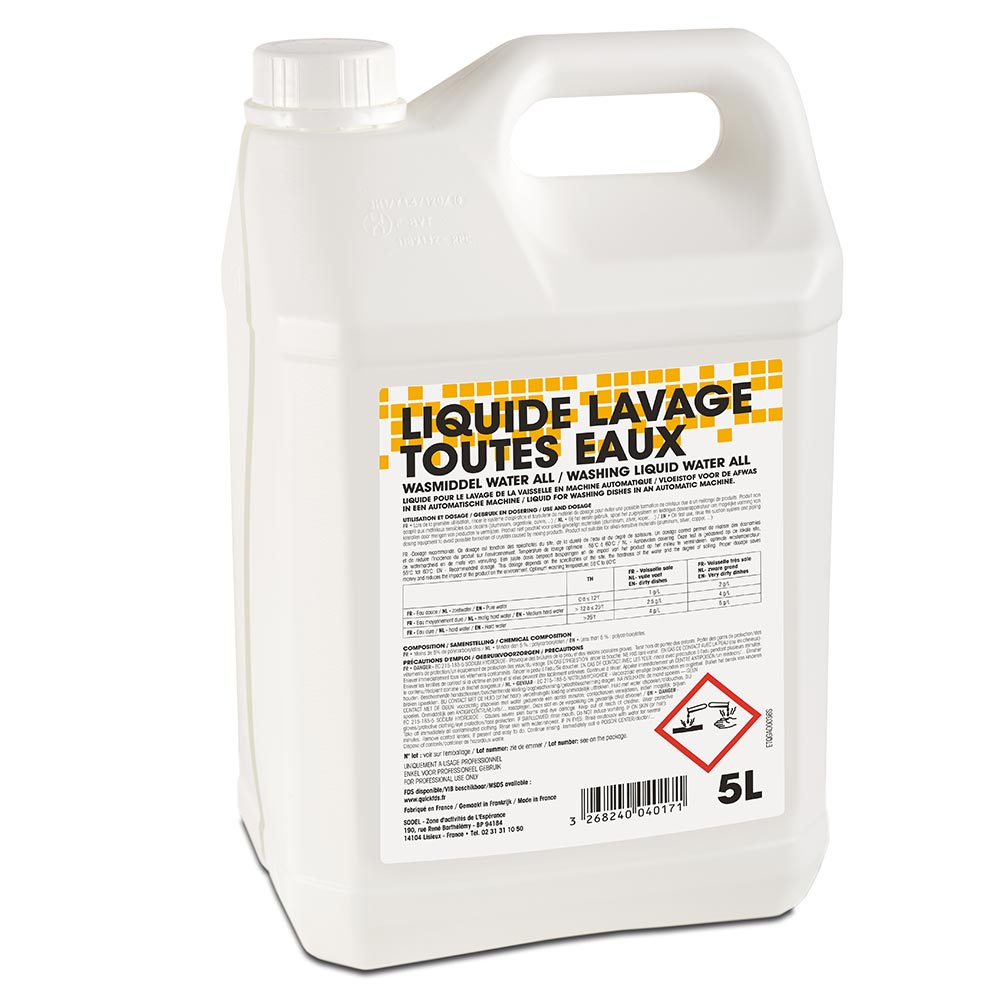 LIQUIDE LAVAGE MACHINE TOUTES EAUX